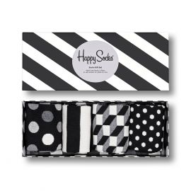 Happy Socks Gift Set Black & White - 4 Pack