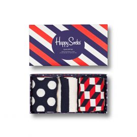 Happy Socks Gift Set Navy - 3 Pack
