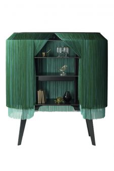 ibride Furniture Alpaga Bar Cabinet Malachite