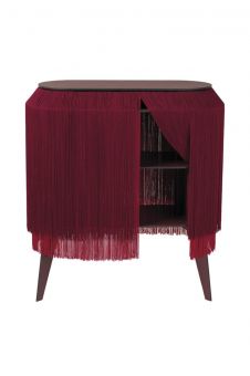 ibride Furniture Baby Alpaga Bedside Cabinet Blossom Carmine