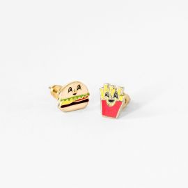 Yellow Owl Workshop Earrings Burger & Fries