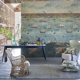 John Derian Wallpaper Seaport Ocean