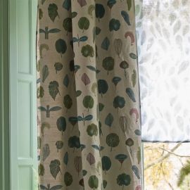 John Derian Fabric A Leaf Study Linen