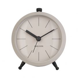 Karlsson Alarm Clock Button Grey