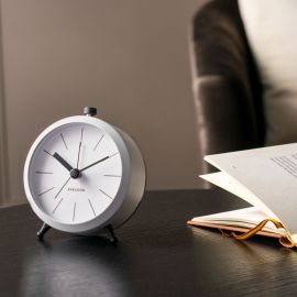 Karlsson Alarm Clock Button White