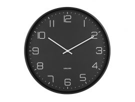 Karlsson Clock Lofty Black