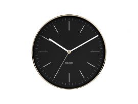 Karlsson Clock Minimal Black