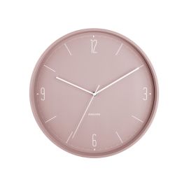 Karlsson Clock Numbers & Lines Pink