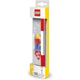 Lego Stationery Gel Pen Red with Minifigure