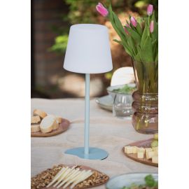 Leitmotive Table Lamp Outdoors Soft Blue