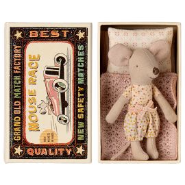 Maileg Mouse Little Sister In Matchbox