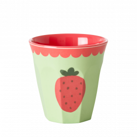 Rice Kids Melamine Cup Happy Fruit Strawberry
