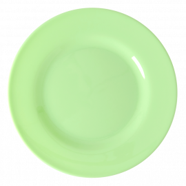 Rice Melamine Dinner Plate Yippee Neon Green
