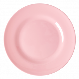 Rice Melamine Dinner Plate Yippee Pink