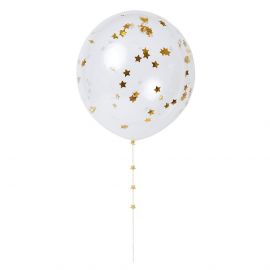 Meri Meri Gold Confetti Balloon Kit