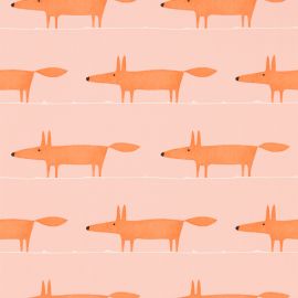 Scion Wallpaper Midi Fox Milkshake/Rose