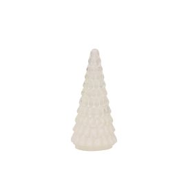 Christmas Tree Glass Mini White