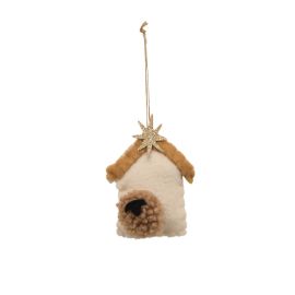 Christmas Decoration Hanging House with Sheep
