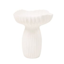Maytime Mushroom Vase White