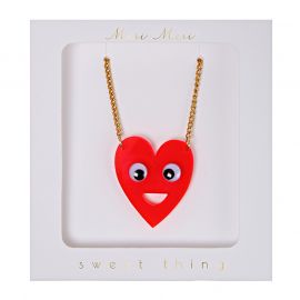 Meri Meri Jewellery Necklace Heart with Eyes