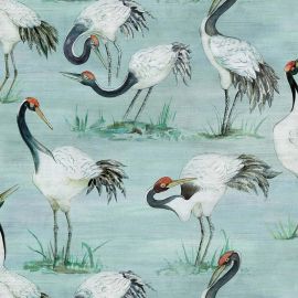 Osborne & Little Wallpaper Cranes W7456-02