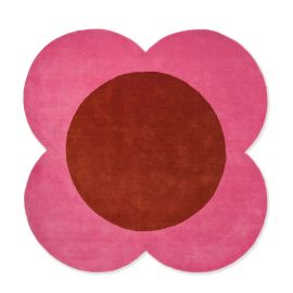 Orla Kiely Rug Flower Spot Pink
