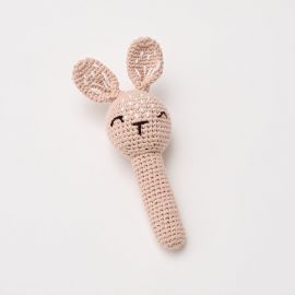 Over The Dandelions Rattle Crochet Bunny Blush