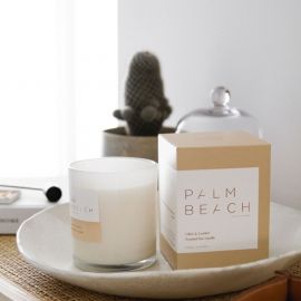 Palm Beach Collection Standard Candle Lilies & Leather