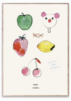 Paper Collective Poster MADO x Soft Gallery | Fruit & Friends