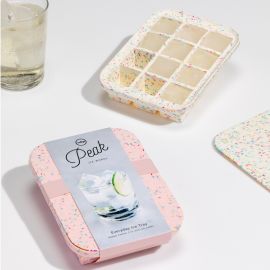 W&P Peak Ice Cube Tray Everyday Speckled Pink