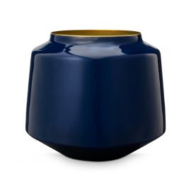 Pip Studio Vase Metal Blue 22cm