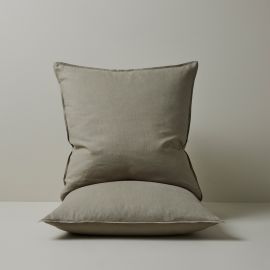 Weave Ravello Linen Euro Pillowcase Pair Caper