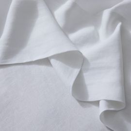 Weave Ravello Linen Flat Sheet White
