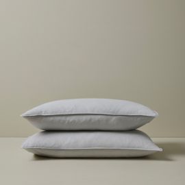 Weave Ravello Linen Standard Pillowcase Pair Silver