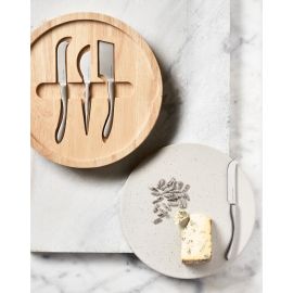 Robert Gordon Serving Board With Cheese Knives Against The Grain