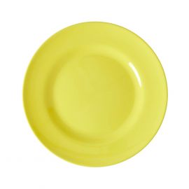 Rice Melamine Side Plate Yippee Yellow