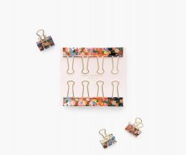 Rifle Paper Co. Binder Clips Lively Floral