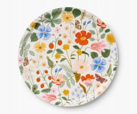 Rifle Paper Co. Tray Round Strawberry Field