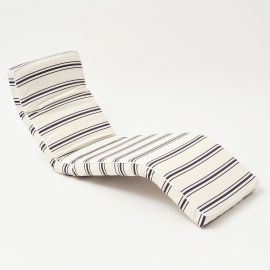Sunnylife The Lounger Chair Charcoal Stripe