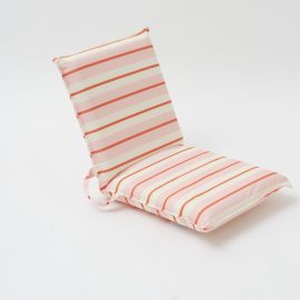 Sunnylife Folding Seat Summer Stripe Strawberry Sorbet