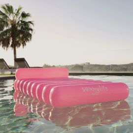 Sunnylife Inflatable Tube Lilo Neon Pink