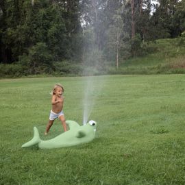 Sunnylife Kids Inflatable Sprinkler Shark Tribe Khaki