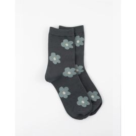 Stella+Gemma Socks Lead With Blue Flowers