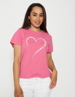 Stella+Gemma T Shirt Bubblegum Heart
