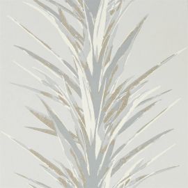 Sanderson Wallpaper Yucca Grey/Silver