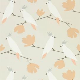 Scion Wallpaper Love Birds Blush