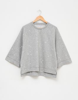 Stella+Gemma Sweater 3/4 Sleeve Melba Grey