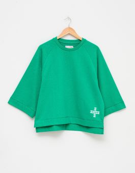 Stella+Gemma Sweater 3/4 Sleeve Melba Emerald