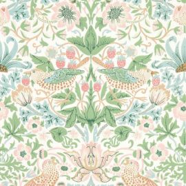 Morris & Co. Wallpaper Simply Strawberry Thief Cochineal Pink