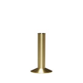 Hübsch Crystal Candle Holder Candleholder Sleek Brass